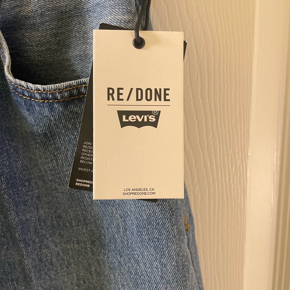 Levis Re/Done women jeans ultra high rise wide size 28‎ NWT - Picture 5 of 12